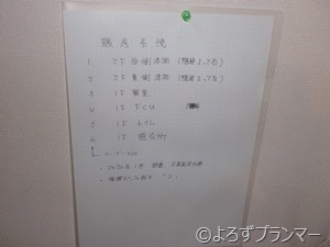 配管系統リスト 行先表示 配管系統リスト 行先表示